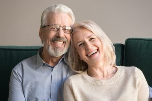 old couple smiling