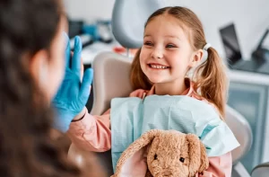 child at the dentist's